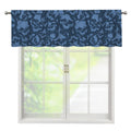 Skull Denim Jeans Pattern Print Window Valance