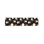 Skull Fried Egg And Bacon Pattern Print Bed Runner