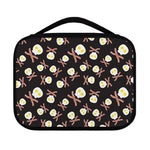 Skull Fried Egg And Bacon Pattern Print Classic Bible Case