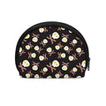 Skull Fried Egg And Bacon Pattern Print Coin Purse