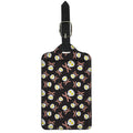Skull Fried Egg And Bacon Pattern Print Luggage Tag