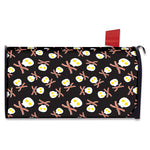 Skull Fried Egg And Bacon Pattern Print Mailbox Cover
