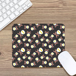 Skull Fried Egg And Bacon Pattern Print Mouse Pad