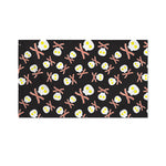 Skull Fried Egg And Bacon Pattern Print Polyester Flag