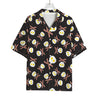 Skull Fried Egg And Bacon Pattern Print Rayon Hawaiian Shirt