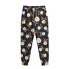 Skull Fried Egg And Bacon Pattern Print Sweatpants