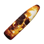 Skull In Flames Print Ironing Board Cover