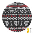 Skull Knitted Pattern Print Basketball