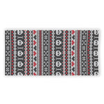Skull Knitted Pattern Print Beach Towel