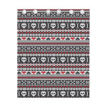 Skull Knitted Pattern Print Curtain