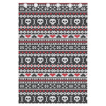Skull Knitted Pattern Print Curtain