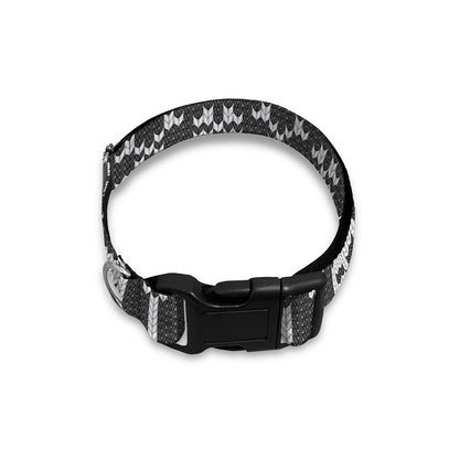 Skull Knitted Pattern Print Dog Collar