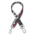 Skull Knitted Pattern Print Dog Seat Belt