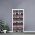 Skull Knitted Pattern Print Door Sticker