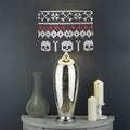 Skull Knitted Pattern Print Drum Lamp Shade