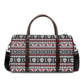 Skull Knitted Pattern Print Duffel Bag