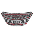Skull Knitted Pattern Print Fanny Pack