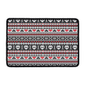 Skull Knitted Pattern Print Kitchen Mat