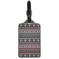 Skull Knitted Pattern Print Luggage Tag