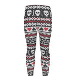 Skull Knitted Pattern Print Men's leggings