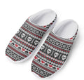 Skull Knitted Pattern Print Mesh Casual Shoes