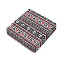 Skull Knitted Pattern Print Outdoor Seat Cushion Cover