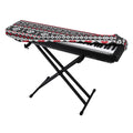 Skull Knitted Pattern Print Piano Keyboard Cover