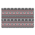 Skull Knitted Pattern Print Polyester Doormat