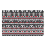 Skull Knitted Pattern Print Polyester Doormat