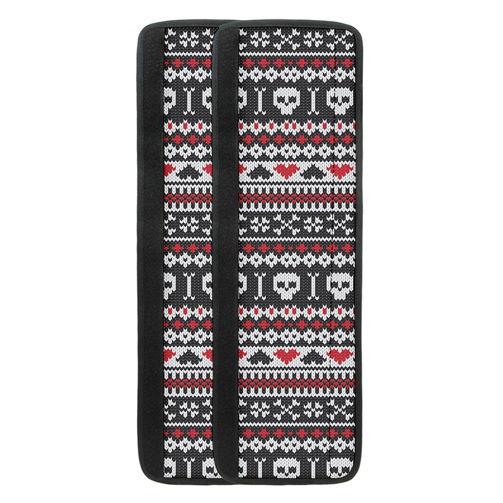 Skull Knitted Pattern Print Refrigerator Handle Covers