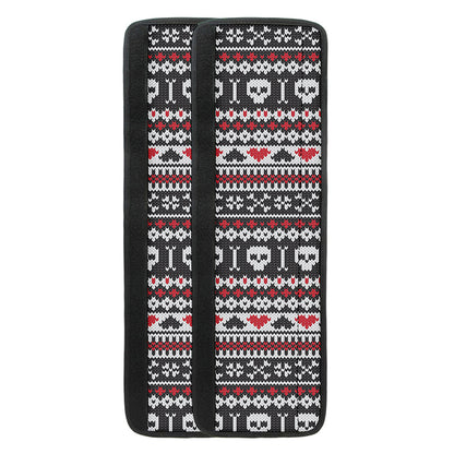 Skull Knitted Pattern Print Refrigerator Handle Covers