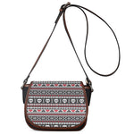 Skull Knitted Pattern Print Saddle Bag