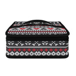 Skull Knitted Pattern Print Small Lunch Bag