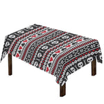 Skull Knitted Pattern Print Tablecloth