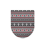 Skull Knitted Pattern Print Toilet Lid Cover