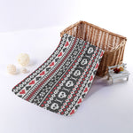 Skull Knitted Pattern Print Towel