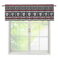Skull Knitted Pattern Print Window Valance