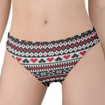 Skull Knitted Pattern Print Women's Panties