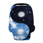 Sky And Space Yin Yang Print Baby Seat Cover