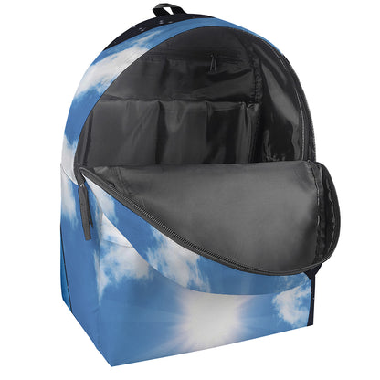 Sky And Space Yin Yang Print Backpack