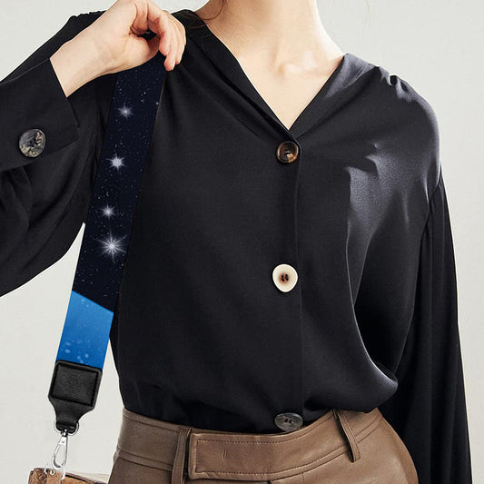Sky And Space Yin Yang Print Bag Strap
