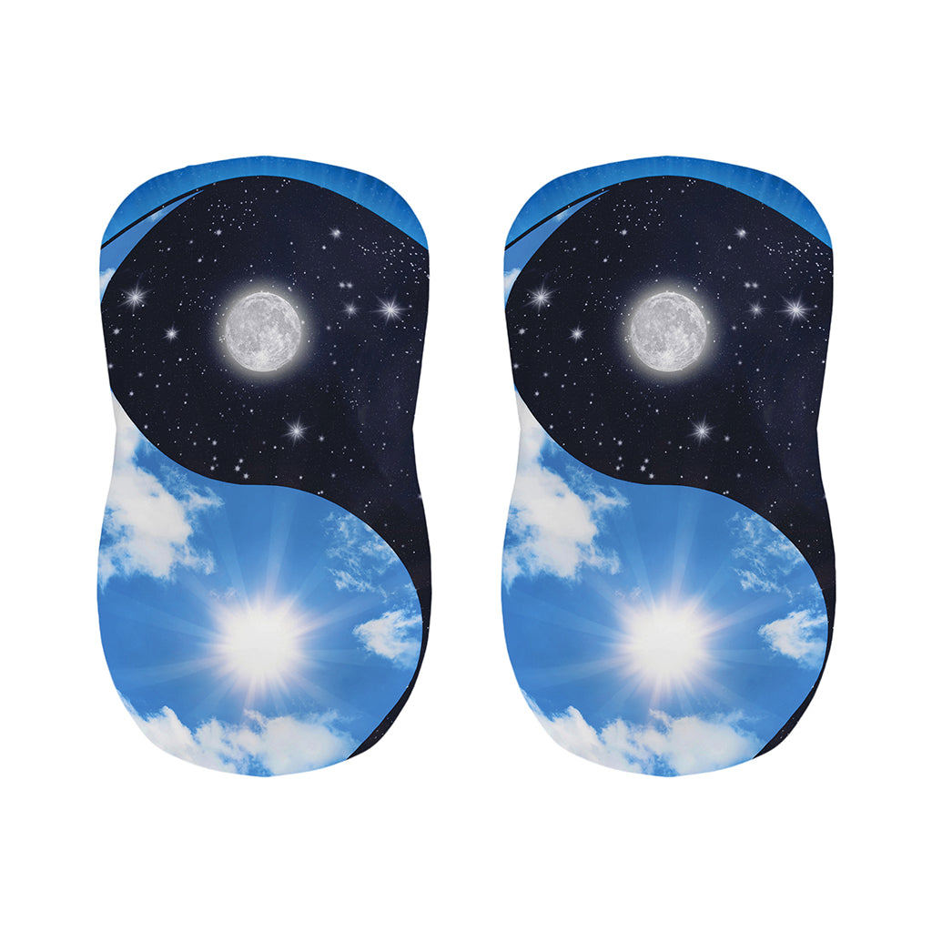 Sky And Space Yin Yang Print Bar Stool Covers