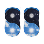 Sky And Space Yin Yang Print Bar Stool Covers