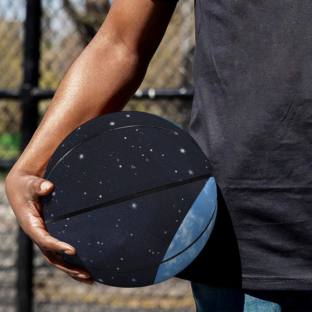 Sky And Space Yin Yang Print Basketball