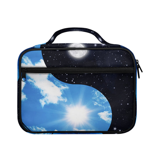 Sky And Space Yin Yang Print Briefcase Bible Bag