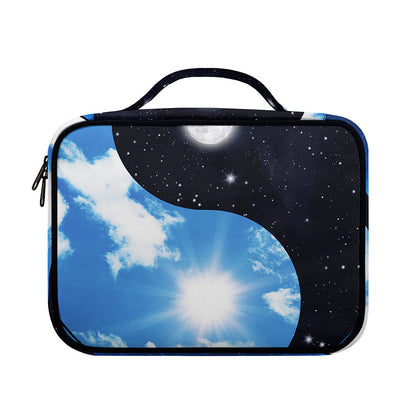 Sky And Space Yin Yang Print Briefcase Bible Bag
