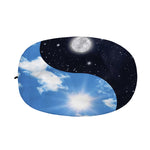 Sky And Space Yin Yang Print Car Side Mirror Covers
