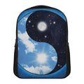 Sky And Space Yin Yang Print Casual Backpack