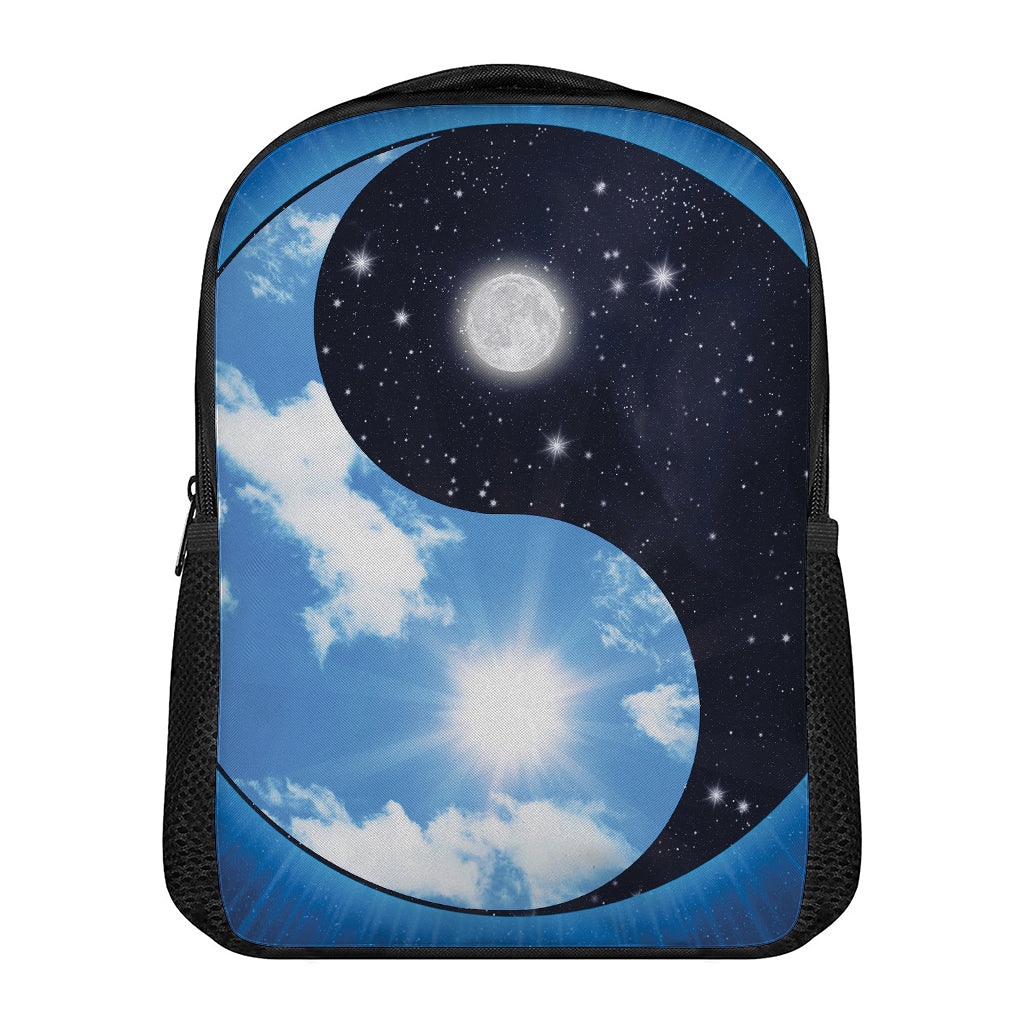 Sky And Space Yin Yang Print Casual Backpack