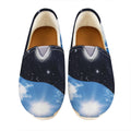 Sky And Space Yin Yang Print Casual Shoes